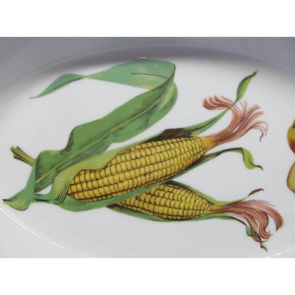 Royal Worcester Evesham Corn 14" Oval Fish Dish VGC - Picture 5 of 9
